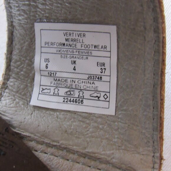 Merrell Brown Leather Flip Flop Buckle Sandal Women's 6 - Picture 9 of 9